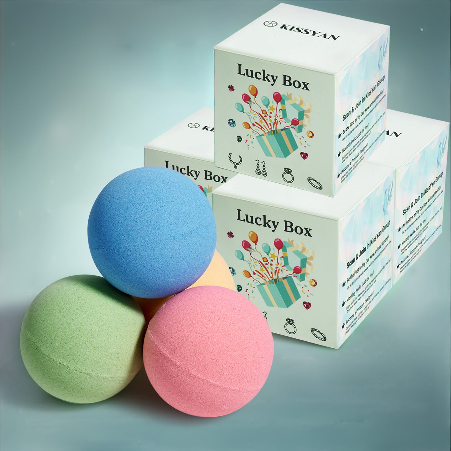 KissYan Mystery Bath Bomb Jewelry Box