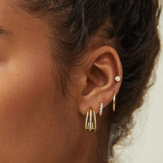 Chunky Gold Hoop Earrings to Suit Your Zodiac Personality Ⅰ