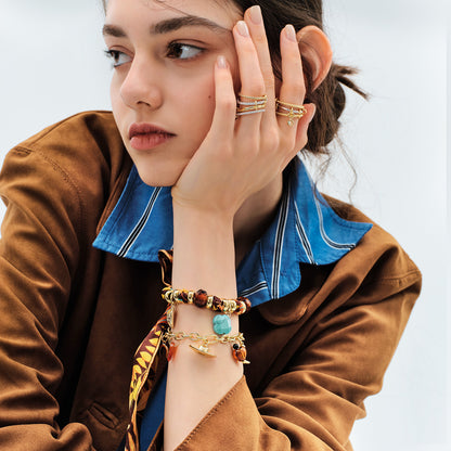 KISSYAN Cowgirl Scarf Charm Necklace