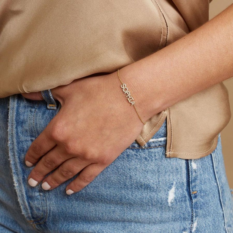 Personalized Bling Bracelet