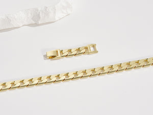 KissYan Gold Ankle Bracelets for Women,Chunky Cuban Link Chain Summer Beach Foot Jewelry