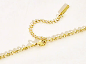 KissYan 14K Gold Plated Layered Cross Faith Necklace