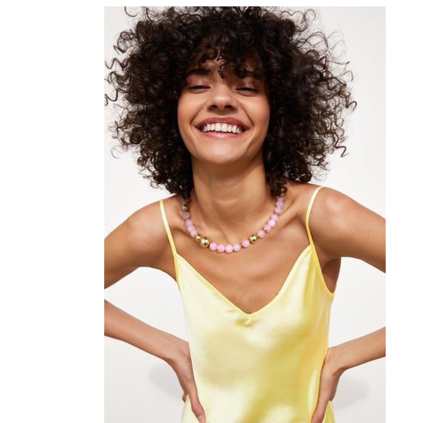 KissYan Necklaces Plated Natural Gemstones Beach Choker