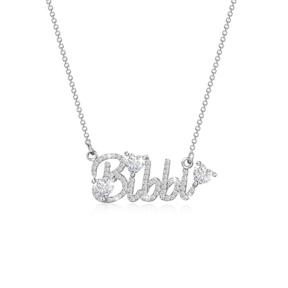 Custom Heart Name Necklace