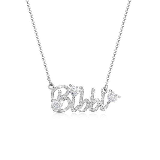 Custom Heart Name Necklace