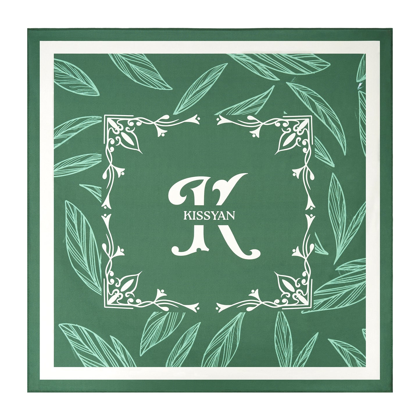 Kissyan Head Scarf for Women Like Silk Scarf Hair Scarf Printed Square Scarf Bandanas for Women 35 Inches