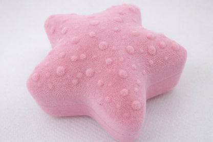 Starfish-Shaped Velvet Jewelry Box