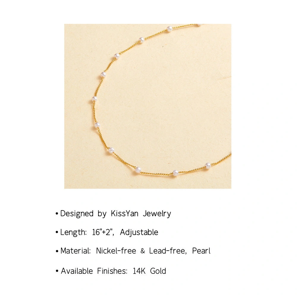 Perseverance Pearl Necklace