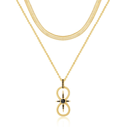 Minimalist Infinity Stackable Necklace