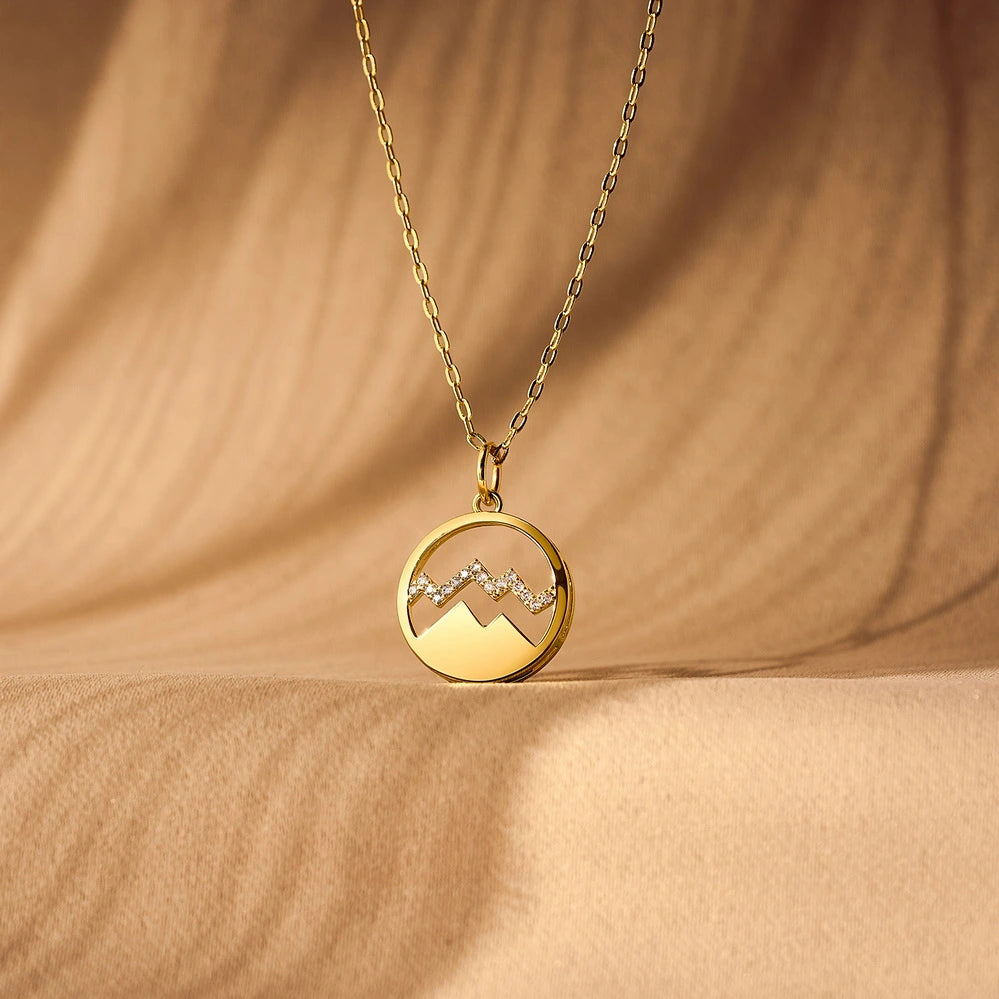 Round peak necklace