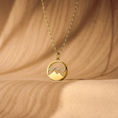 Round peak necklace