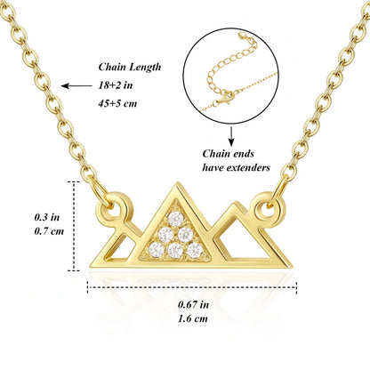 Three Peaks Necklace