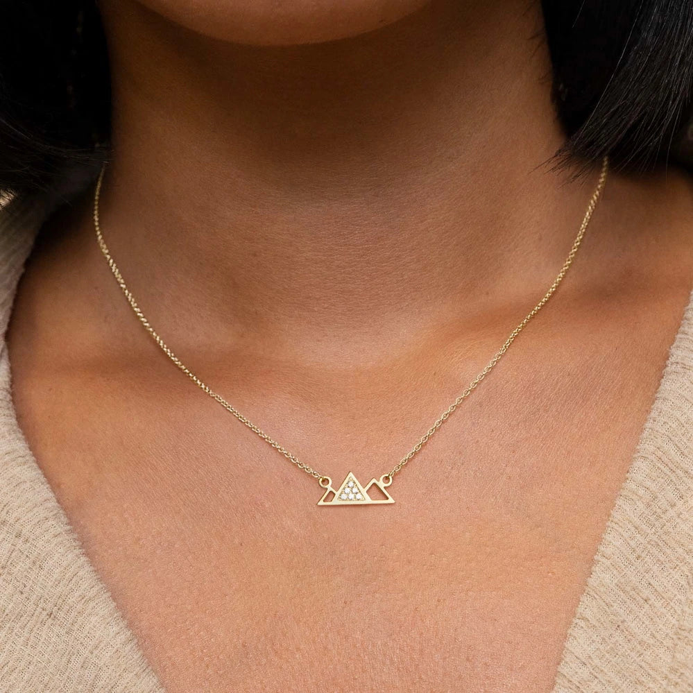 Three Peaks Necklace