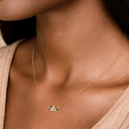 Three Peaks Necklace