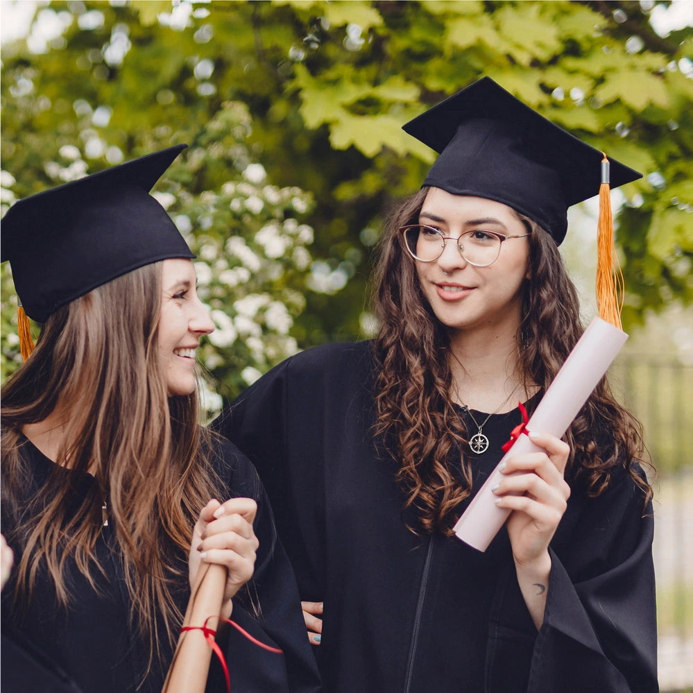 Graduation Season Silver Compass Necklace